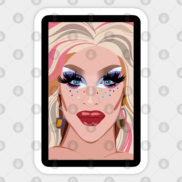 Ariel Versace Sticker by KaiVerroDesigns